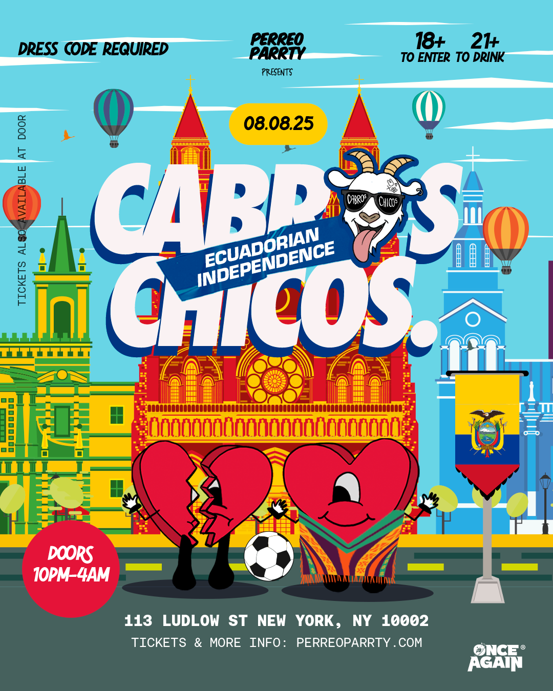 Cabros Chicos - Ecuadorian Independence | Latin Dance Parrty (18+)